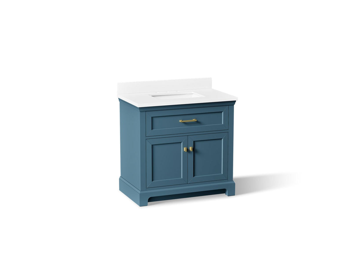 Charlemont™ 36" bathroom vanity cabinet with sink and quartz top