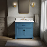 Charlemont™ 36" bathroom vanity cabinet with sink and quartz top