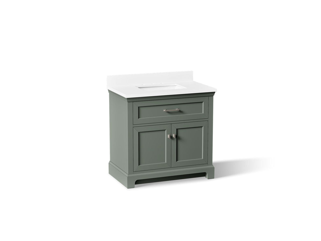 Charlemont™ 36" bathroom vanity cabinet with sink and quartz top