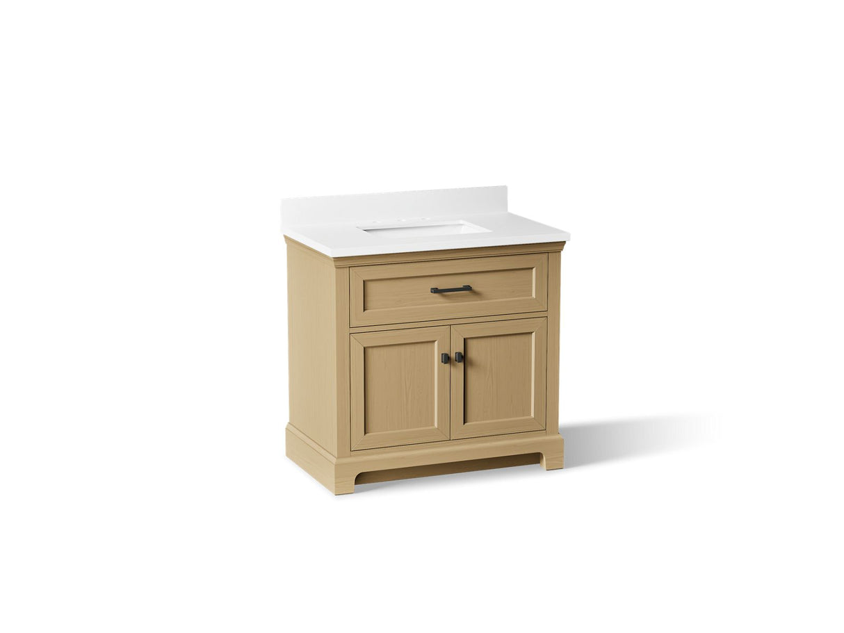 Charlemont™ 36" bathroom vanity cabinet with sink and quartz top