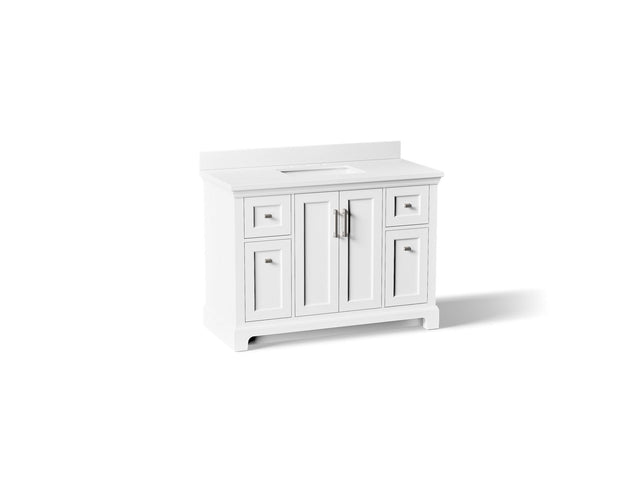 Charlemont™ 48" bathroom vanity cabinet with sink and quartz top
