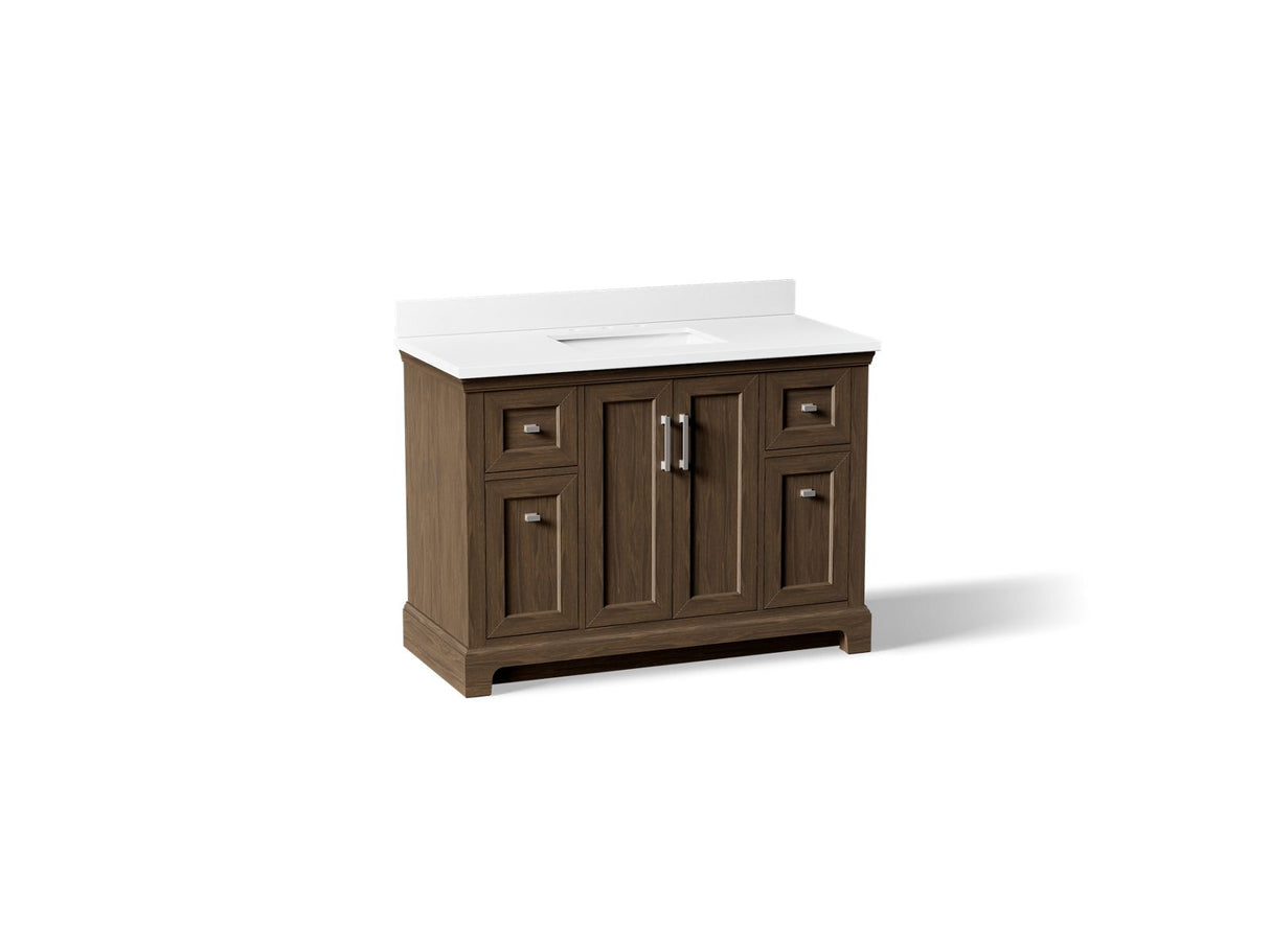 Charlemont™ 48" bathroom vanity cabinet with sink and quartz top