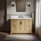 Charlemont™ 48" bathroom vanity cabinet with sink and quartz top