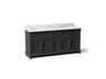 Charlemont™ 72" bathroom vanity cabinet with sinks and quartz top