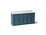 Charlemont™ 72" bathroom vanity cabinet with sinks and quartz top