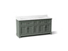 Charlemont™ 72" bathroom vanity cabinet with sinks and quartz top