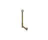 Economy Lift & Turn Style Bath Waste & Overflow Drain (Brass Body)