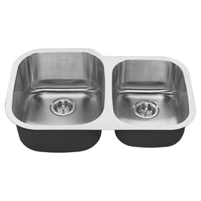 Portsmouth® 32 x 21-Inch Stainless Steel Undermount Double-Bowl Kitchen Sink