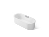 Volute® 63" x 28-3/8" freestanding bath with shroud