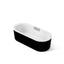 Volute® 63" x 28-3/8" freestanding bath with shroud
