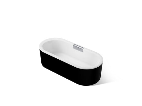 Volute® 63" x 28-3/8" freestanding bath with shroud