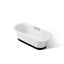 Volute® 63" x 28-3/8" freestanding bath with base
