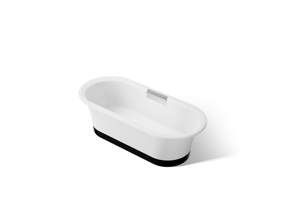 Volute® 63" x 28-3/8" freestanding bath with base