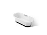 Volute® 63" x 28-3/8" freestanding bath with base
