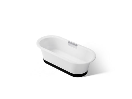Volute® 63" x 28-3/8" freestanding bath with base