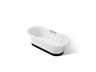 Volute® 63" x 28-3/8" freestanding bath with base