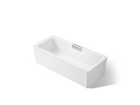 Volute® 63" x 28-3/8" freestanding bath with shroud