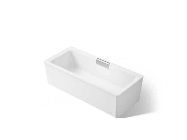 Volute® 63" x 28-3/8" freestanding bath with shroud