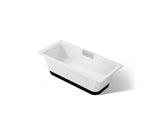 Volute® 63" x 28-3/8" freestanding bath with base