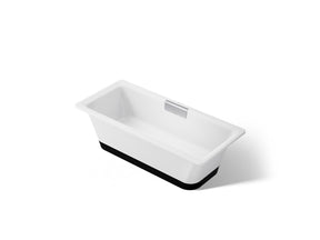 Volute® 63" x 28-3/8" freestanding bath with base