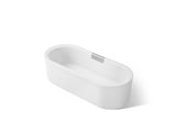 Volute® 70-7/8" x 30-3/8" freestanding bath with shroud