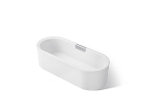 Volute® 70-7/8" x 30-3/8" freestanding bath with shroud