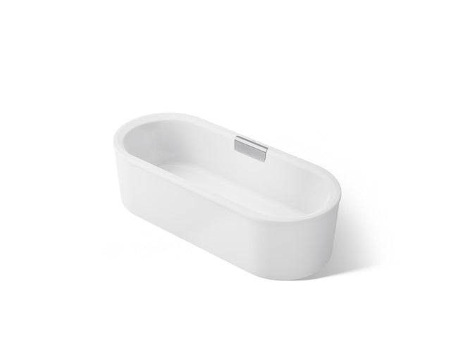 Volute® 70-7/8" x 30-3/8" freestanding bath with shroud
