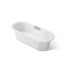Volute® 70-7/8" x 30-3/8" freestanding bath with base
