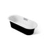 Volute® 70-7/8" x 30-3/8" freestanding bath with base