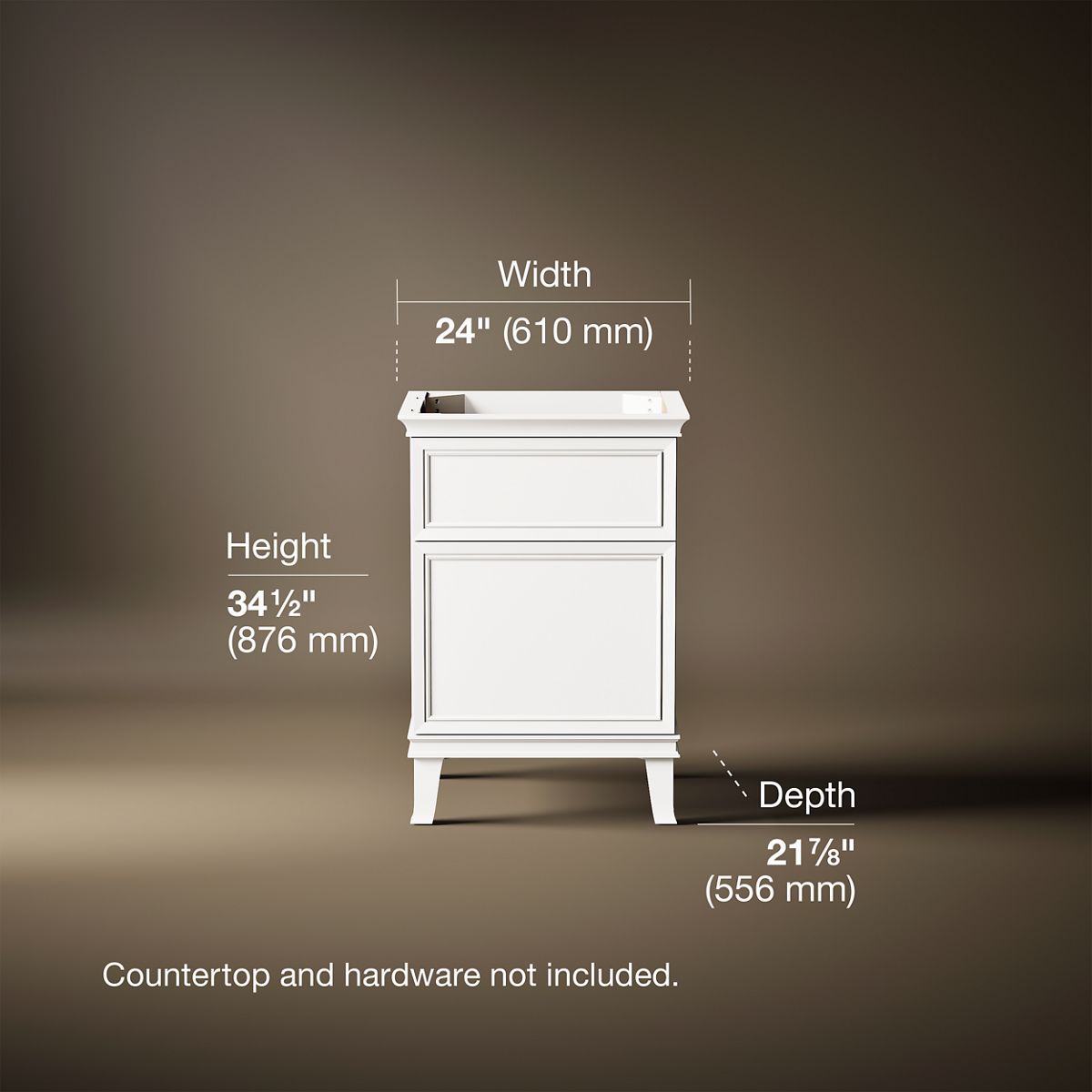 Artifacts™ 24" bathroom vanity cabinet
