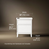 Artifacts™ 30" bathroom vanity cabinet