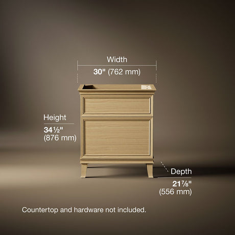 Artifacts™ 30" bathroom vanity cabinet