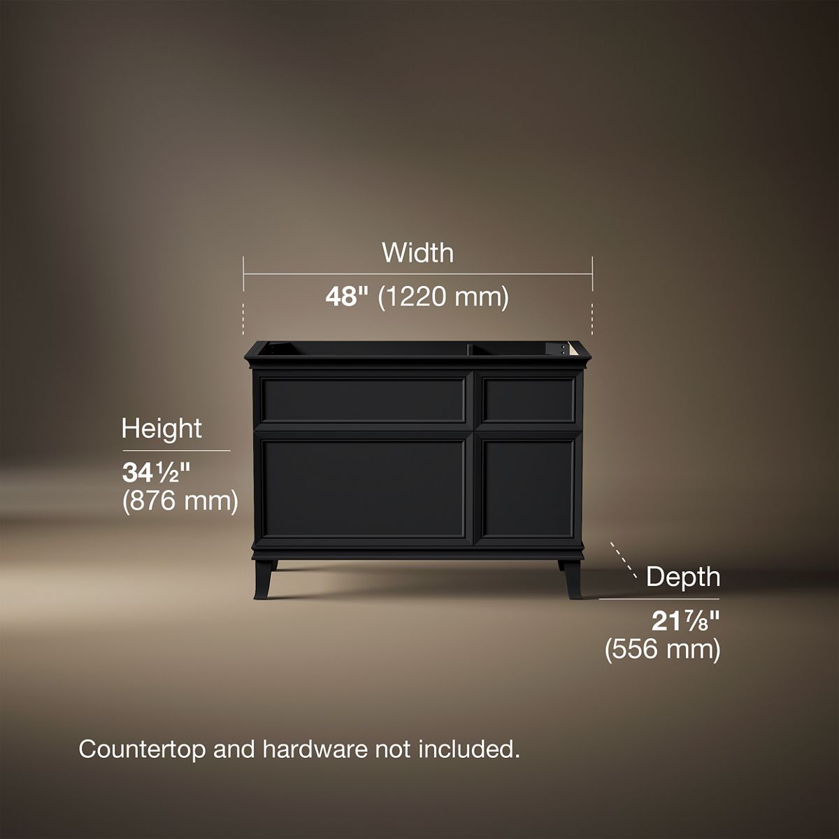 Artifacts™ 48" bathroom vanity cabinet