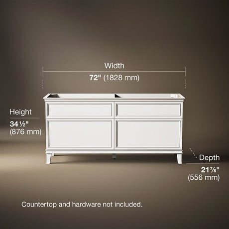 Artifacts™ 72" bathroom vanity cabinet