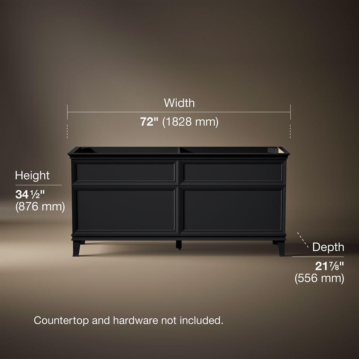 Artifacts™ 72" bathroom vanity cabinet