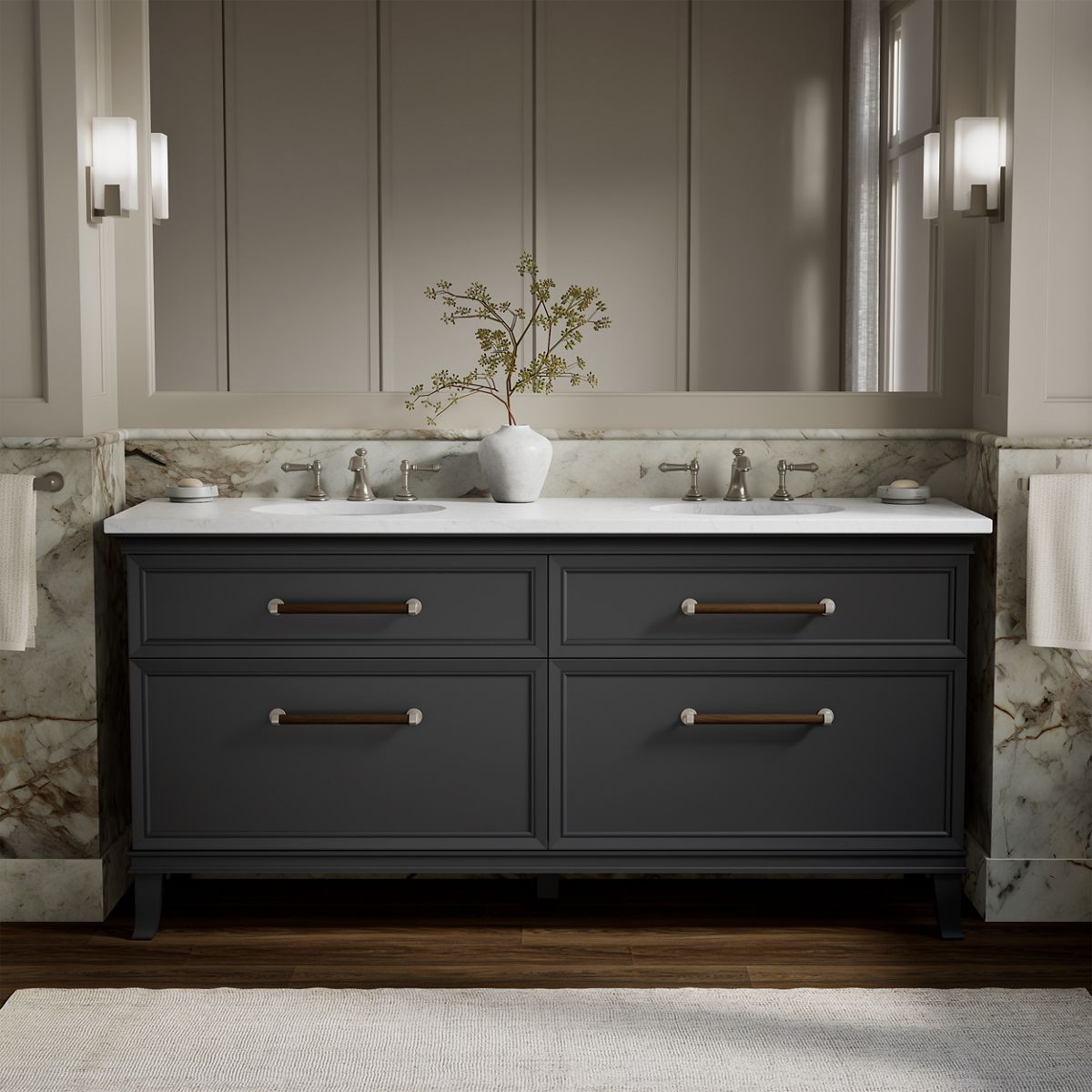 Artifacts™ 72" bathroom vanity cabinet
