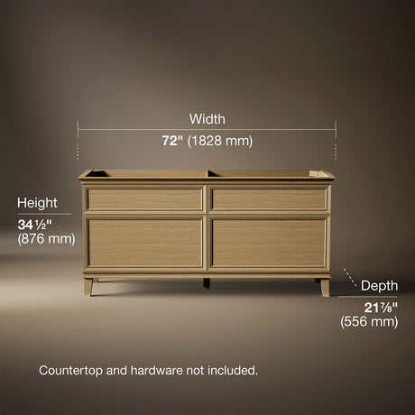 Artifacts™ 72" bathroom vanity cabinet