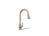 Artifacts® Touchless pull-down kitchen sink faucet with three-function sprayhead