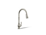 Artifacts® Touchless pull-down kitchen sink faucet with three-function sprayhead