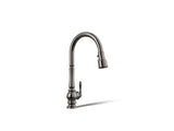 Artifacts® Touchless pull-down kitchen sink faucet with three-function sprayhead