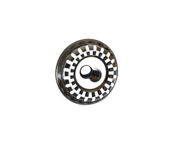 3-1/2″ Deluxe Stemball Kitchen Sink Strainer – Basket Only