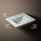 Memoirs® Stately 25" pedestal/console table bathroom sink