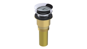 Brass Integral Waste & Overflow Euro Tip-Toe Kit without Overflow (3001ET)