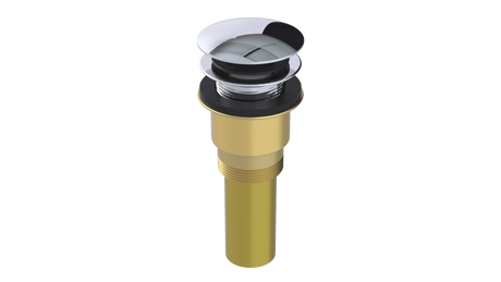 Brass Integral Waste & Overflow Euro Tip-Toe Kit without Overflow (3001ET)