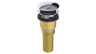 Brass Integral Waste & Overflow Euro Tip-Toe Kit with Overflow (300ET)