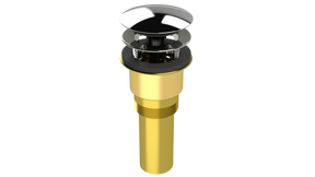 Brass Integral Waste & Overflow Clicker® Kit with Overflow (300Q)