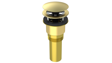 Brass Integral Waste & Overflow Clicker® Kit with Overflow (300Q)