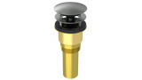 Brass Integral Waste & Overflow Clicker® Kit with Overflow (300Q)