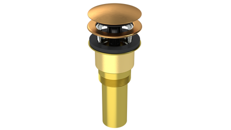 Brass Integral Waste & Overflow Clicker® Kit with Overflow (300Q)