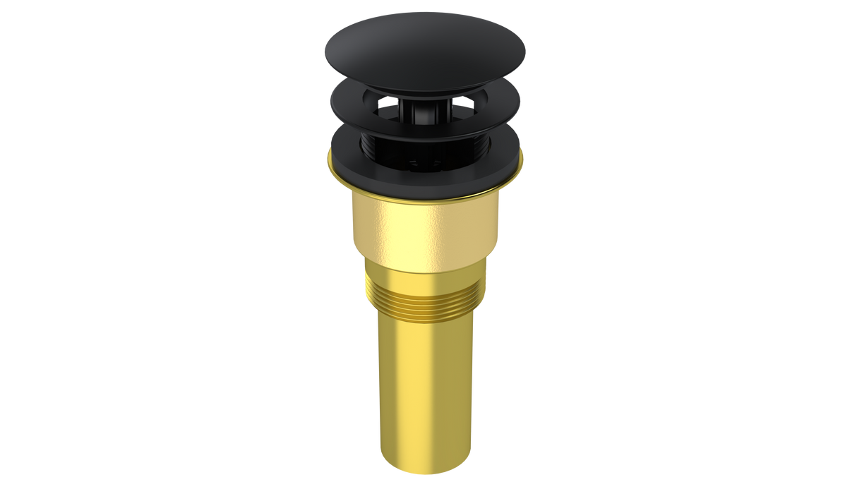 Brass Integral Waste & Overflow Clicker® Kit with Overflow (300Q)